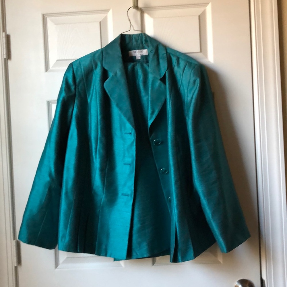 Green suit